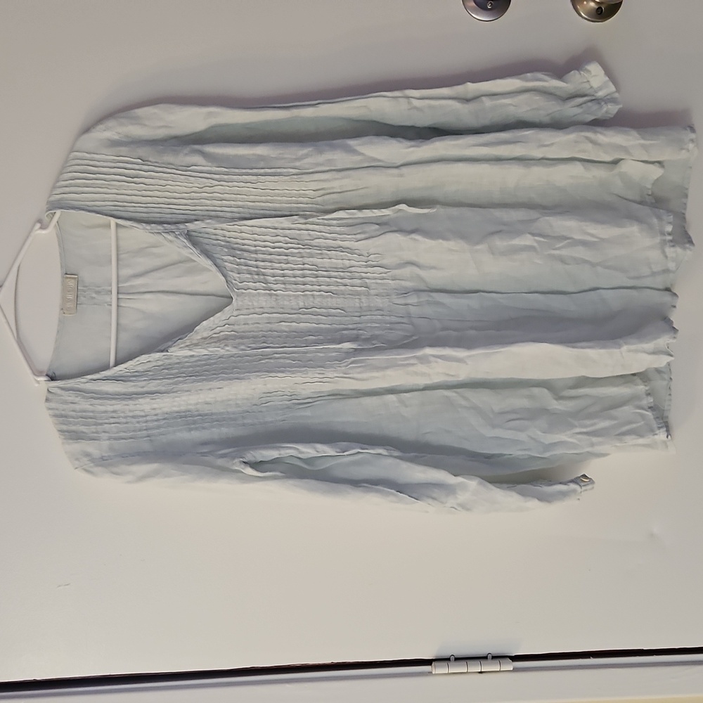 CP Shades Baby Blue Long Sleeve Dress